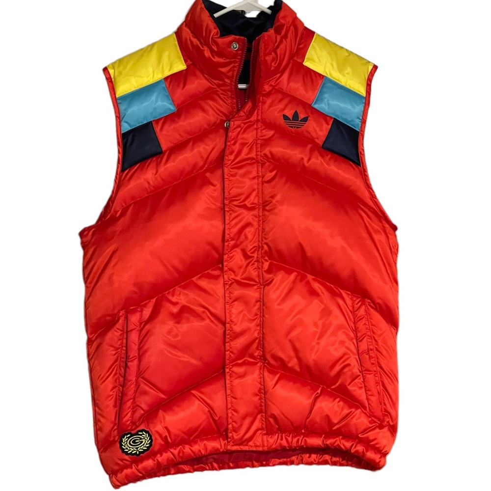 Vintage Red Adidas Puffer Jacket